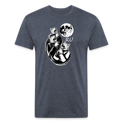 Ryu Crazy Dogs - Fitted Cotton/Poly T-Shirt by Next Level