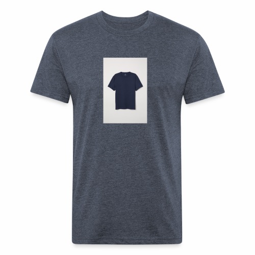 CONSCIOUS. NAVY BLUE - Fitted Cotton/Poly T-Shirt by Next Level