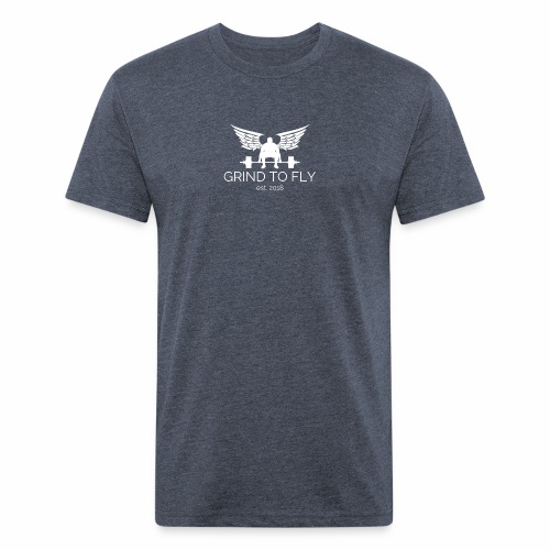 Grind to Fly - Fitted Cotton/Poly T-Shirt by Next Level