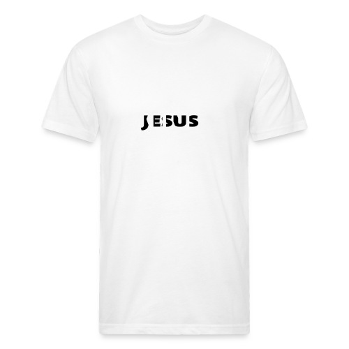 KING of Kings JESUS - Fitted Cotton/Poly T-Shirt by Next Level
