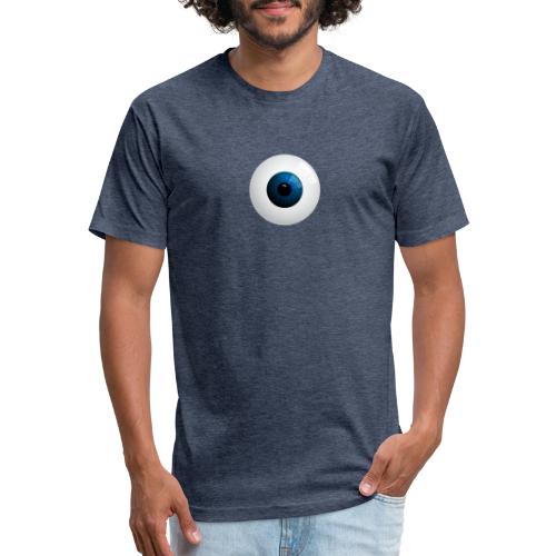 Eyeballer - Fitted Cotton/Poly T-Shirt by Next Level
