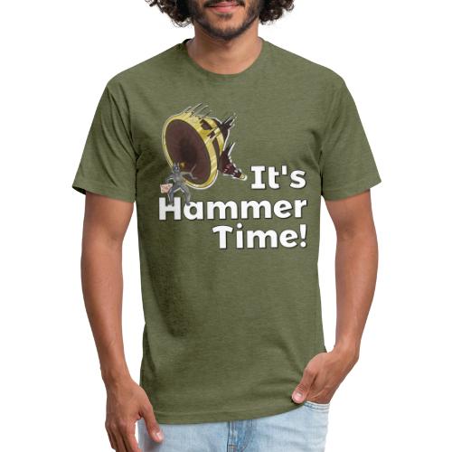 It's Hammer Time - Ban Hammer Variant - Men’s Fitted Poly/Cotton T-Shirt