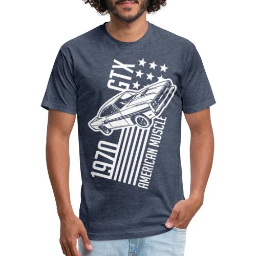 1970 Plymouth GTX stars and stripes - Unisex Poly/Cotton T-Shirt