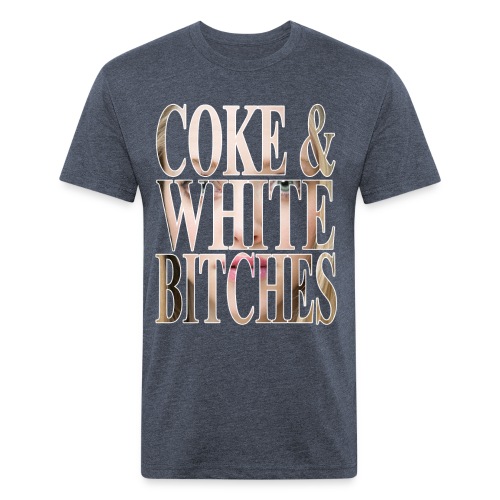 Coke - Men’s Fitted Poly/Cotton T-Shirt