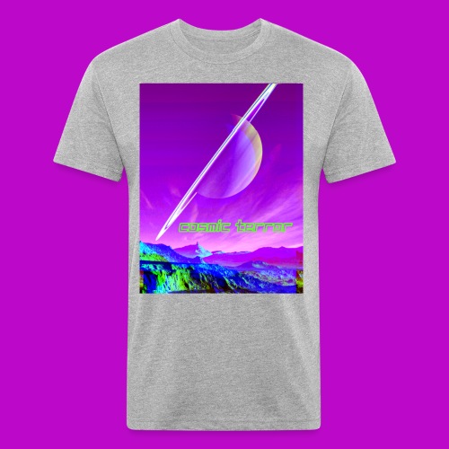 Cosmic Terror shirt - Men’s Fitted Poly/Cotton T-Shirt