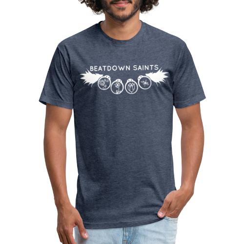 Beatdown Saints Merch - Men’s Fitted Poly/Cotton T-Shirt