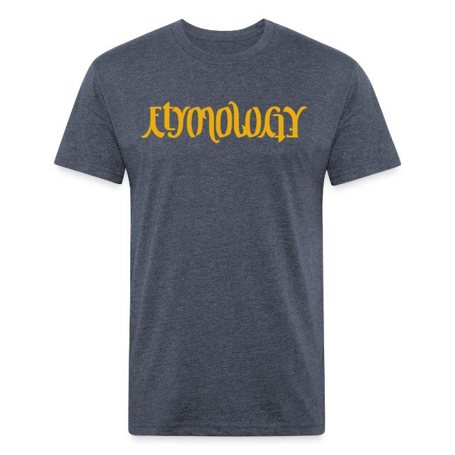 Yellow Etymology Ambigram