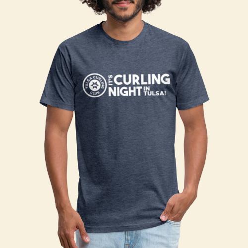 Curling Night - Fitted Cotton/Poly T-Shirt by Next Level