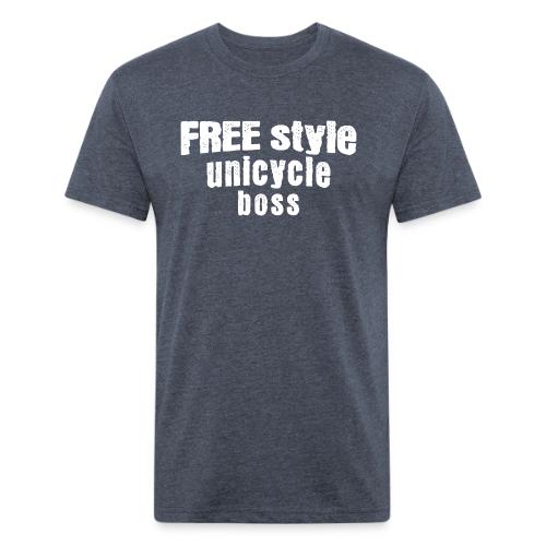 Free Style Unicycle Boss - Unisex Poly/Cotton T-Shirt