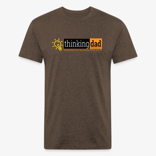 Thinking Dad Podcast - Official - Men’s Fitted Poly/Cotton T-Shirt