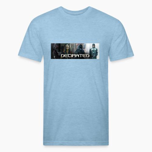 Decimated Banner T Shirt - Unisex Poly/Cotton T-Shirt