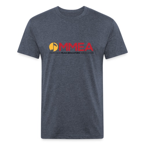 MMEA Horizontal Logo - Fitted Cotton/Poly T-Shirt by Next Level