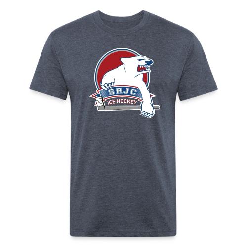 SRJC logo 2018 For Blue - Unisex Poly/Cotton T-Shirt