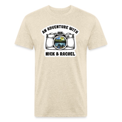 Nick & Rachel Logo - Fitted Cotton/Poly T-Shirt by Next Level