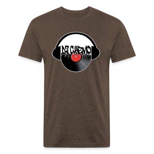 DJ Chemo Logo - Men’s Fitted Poly/Cotton T-Shirt