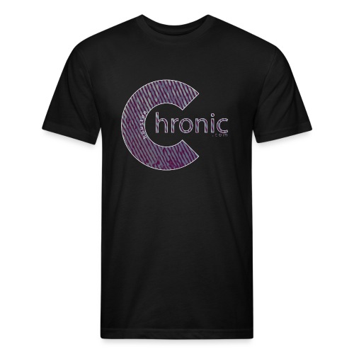 Houston Chronic - Legacy ( White Outline ) - Fitted Cotton/Poly T-Shirt by Next Level