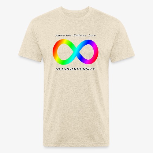 Embrace Neurodiversity - Men’s Fitted Poly/Cotton T-Shirt