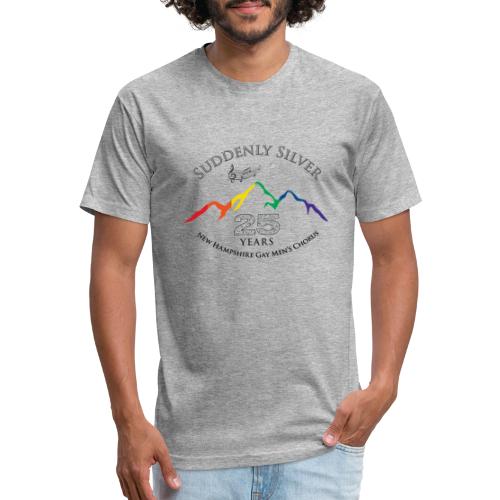 NHGMC 25th Logo - Men’s Fitted Poly/Cotton T-Shirt