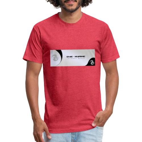 gnjmediatshirt transparent - Men’s Fitted Poly/Cotton T-Shirt