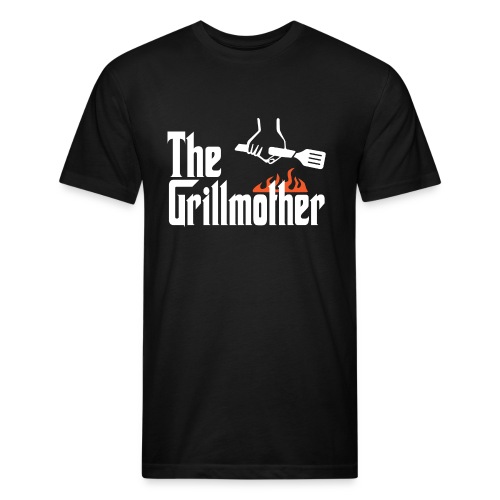 The Grillmother - Men’s Fitted Poly/Cotton T-Shirt