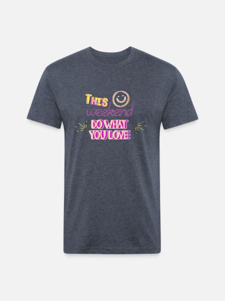 Weekend - Unisex Poly/Cotton T-Shirt - heather navy