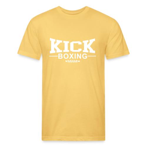 KICKBOXING MIAMI White Letters - Unisex Poly/Cotton T-Shirt