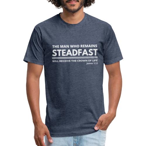 The Man Who Remains Steadfast - Men’s Fitted Poly/Cotton T-Shirt
