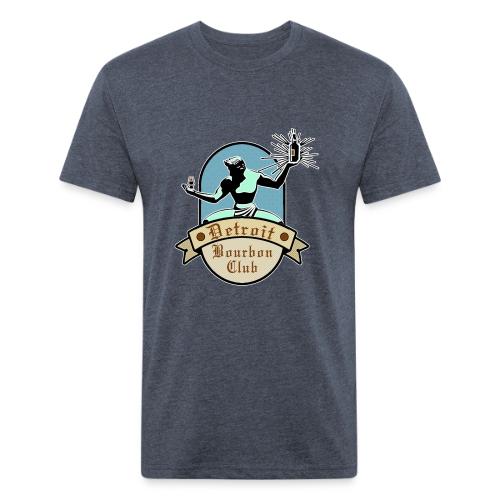 Color Version of the Detroit Bourbon Club Logo - Unisex Poly/Cotton T-Shirt