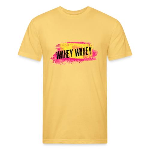 Are You Awake Yet? It's Time..... - Men’s Fitted Poly/Cotton T-Shirt