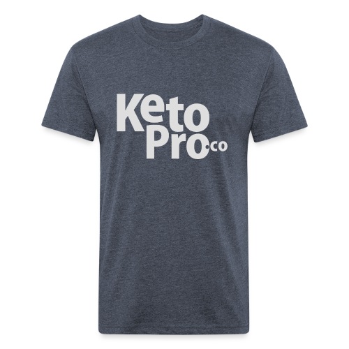 Keto Pro - Men’s Fitted Poly/Cotton T-Shirt