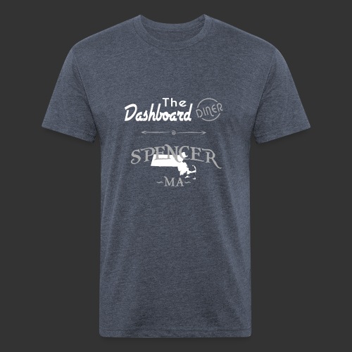 Dashboard Diner Limited Edition Spencer MA - Fitted Cotton/Poly T-Shirt by Next Level