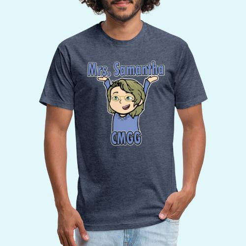 Mrs. Samantha's classic YouTube chibbie - Men’s Fitted Poly/Cotton T-Shirt