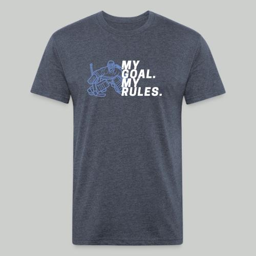 My Goal. My Rules - Girl Goalie - Unisex Poly/Cotton T-Shirt