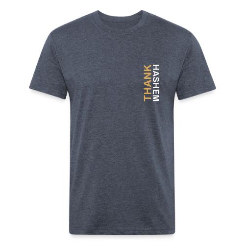 Thank HaShem – Vertical - Unisex Poly/Cotton T-Shirt