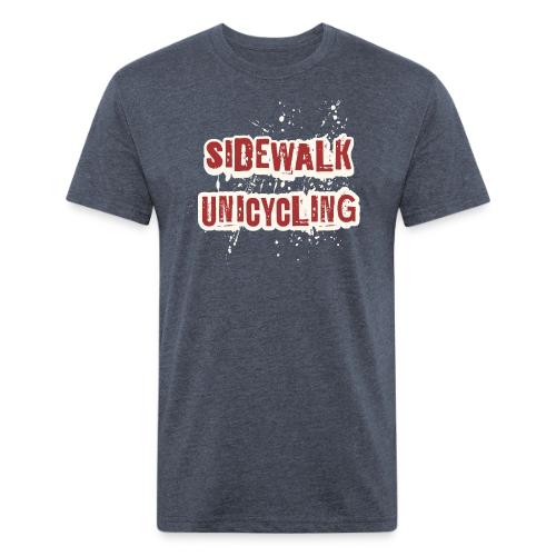 SIDEWALK UNICYCLING - Unisex Poly/Cotton T-Shirt