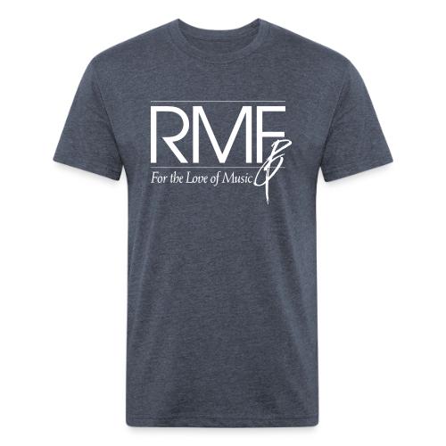 RMF White Logo - Unisex Poly/Cotton T-Shirt