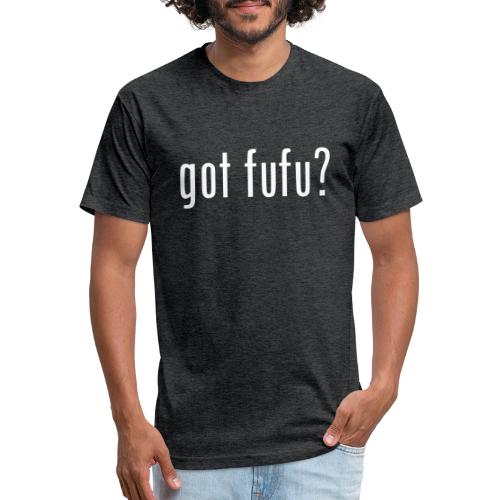 gotfufu-black - Men’s Fitted Poly/Cotton T-Shirt