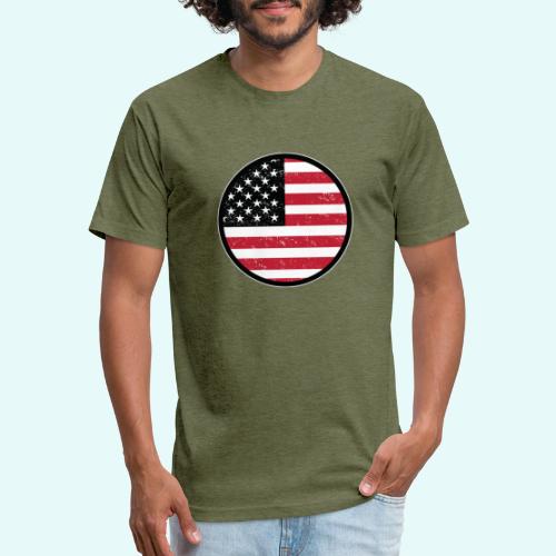 American Pie - Men’s Fitted Poly/Cotton T-Shirt