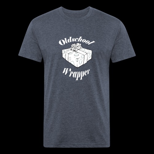 Oldschool Wrapper - Men’s Fitted Poly/Cotton T-Shirt