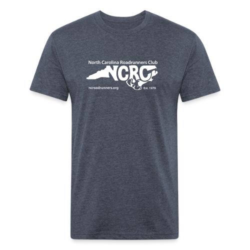 NCRC White Logo1 - Unisex Poly/Cotton T-Shirt