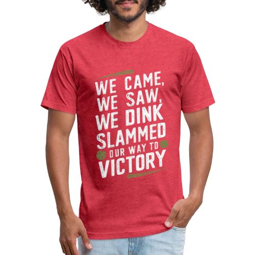 Dink Your Way to Victory! Funny Pickleball Design - Unisex Poly/Cotton T-Shirt