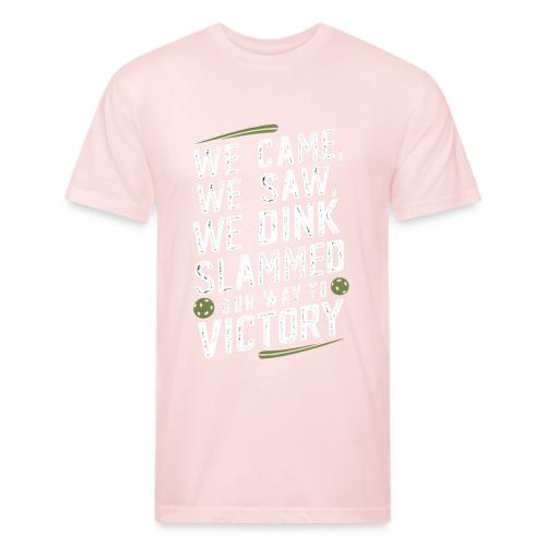 Dink Your Way to Victory! Funny Pickleball Design - Unisex Poly/Cotton T-Shirt