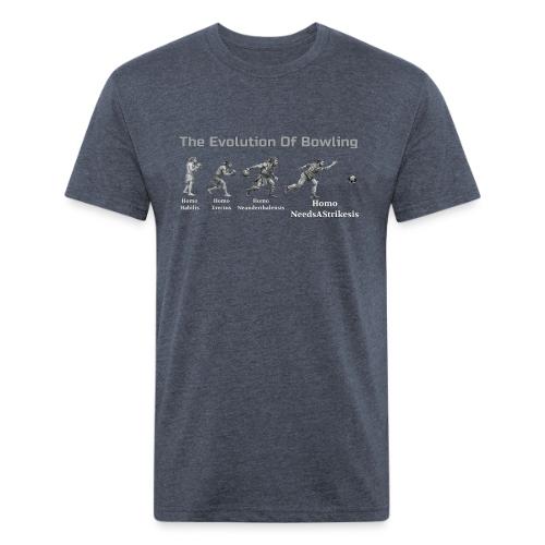 Evolution Of Bowling - Unisex Poly/Cotton T-Shirt