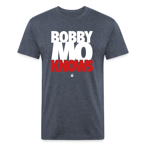 bobbymo - Fitted Cotton/Poly T-Shirt by Next Level