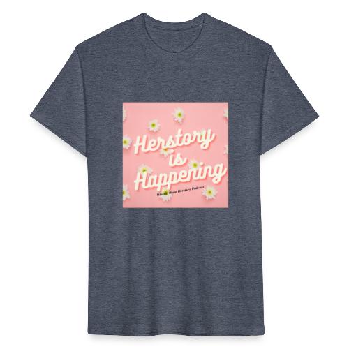 Herstory is Happening - Fitted Cotton/Poly T-Shirt by Next Level