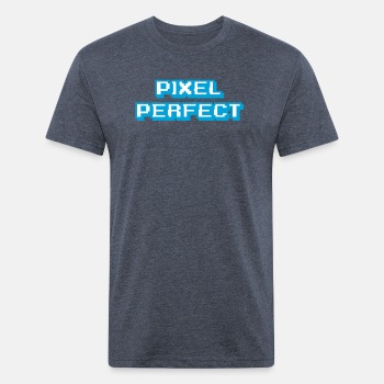 Pixel Perfect - Fitted Cotton/Poly T-Shirt for men