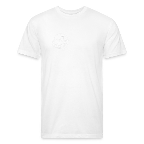 MAR2 White - Men’s Fitted Poly/Cotton T-Shirt