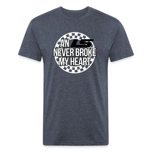 AN LS NEVER BROKE MY HEART - Unisex Poly/Cotton T-Shirt