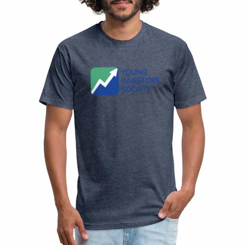 Young Investors Society LOGO - Men’s Fitted Poly/Cotton T-Shirt