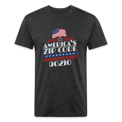 90210 Americas ZipCode Merchandise - Fitted Cotton/Poly T-Shirt by Next Level